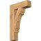 Ekena Millwork Olympic Block Smooth Bracket, Western Red Cedar, 3 1/2"W x 14"D x 22"H BKT04X14X22OLY05SWR - alternate 1